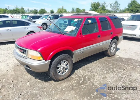 1998 GMC Jimmy Slt из США, поврежденный, VIN 1GKDT13W6W2559567